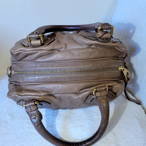 Marc by Marc Jacobs Taupe Leather Classic Q Baby Groovee Bag - Picture 9 of 11